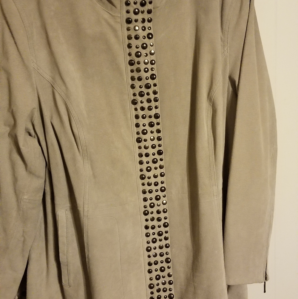 Ladies Suede Jacket Size 3X